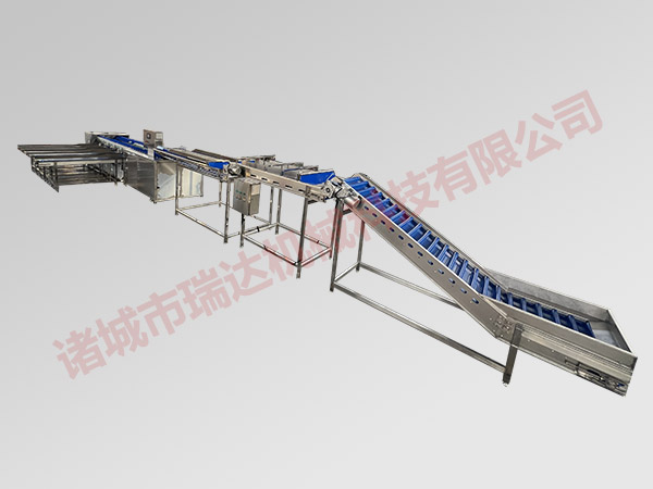 料盒雙軌道重量分選機流水線 料盒雙軌道重量分選機流水線